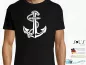 Preview: Herren T-Shirt - Funshirt - Anker Anchor Seemann