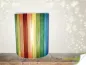 Preview: Kaffeetasse mit Regenbogen- Zaun als Panoramadruck